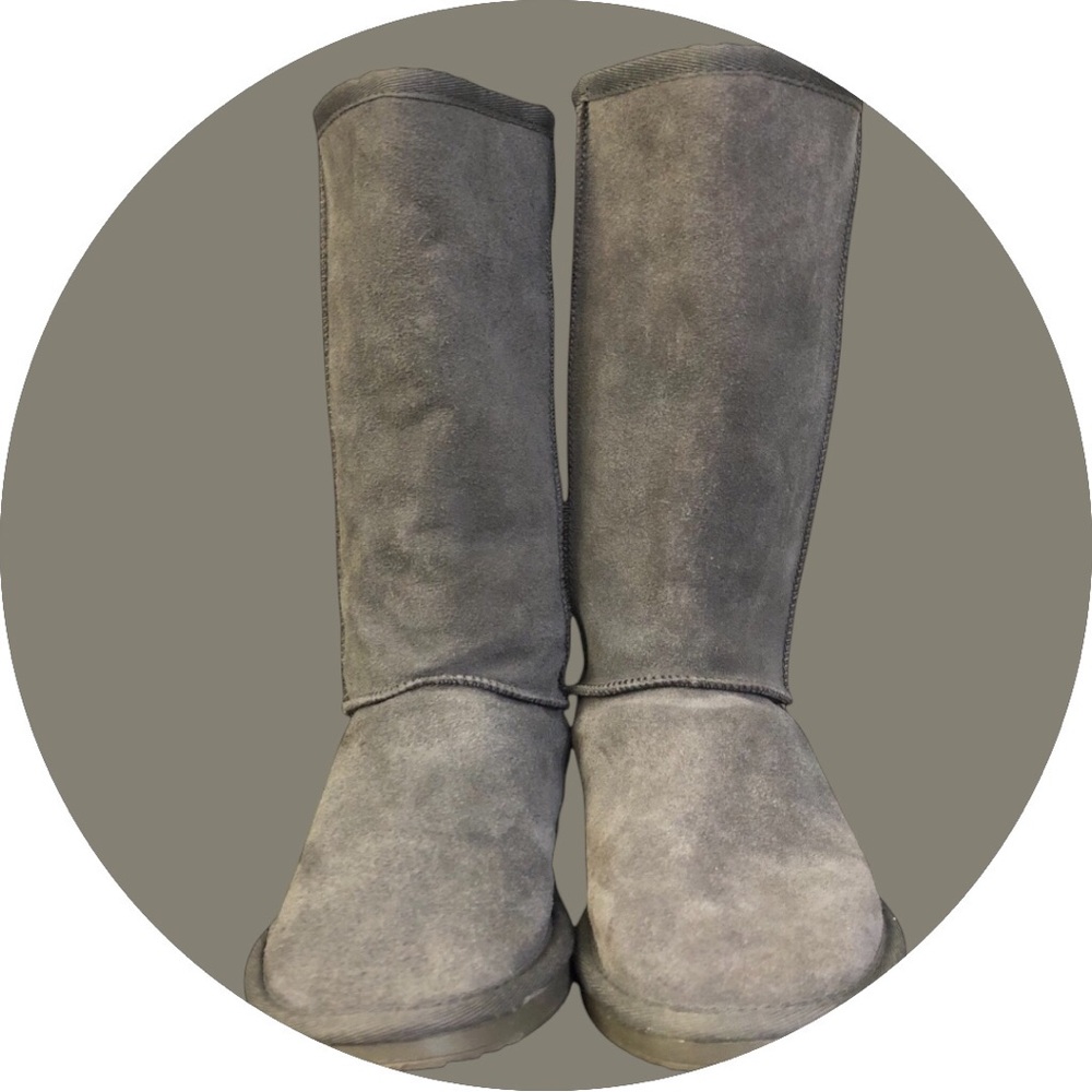🔘Gray tall leather ILYSSA boots🔘 - Picture 3 of 8